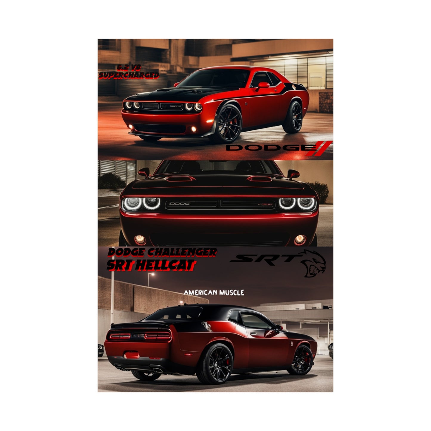 A Dodge Challenger Poster