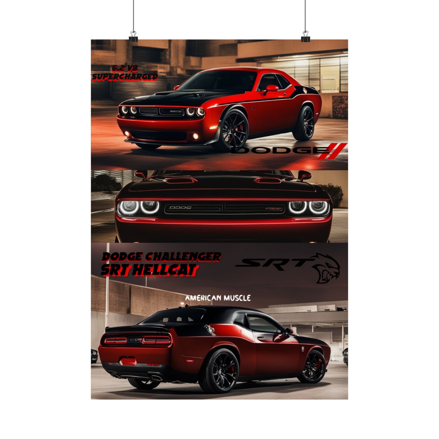 A Dodge Challenger Poster