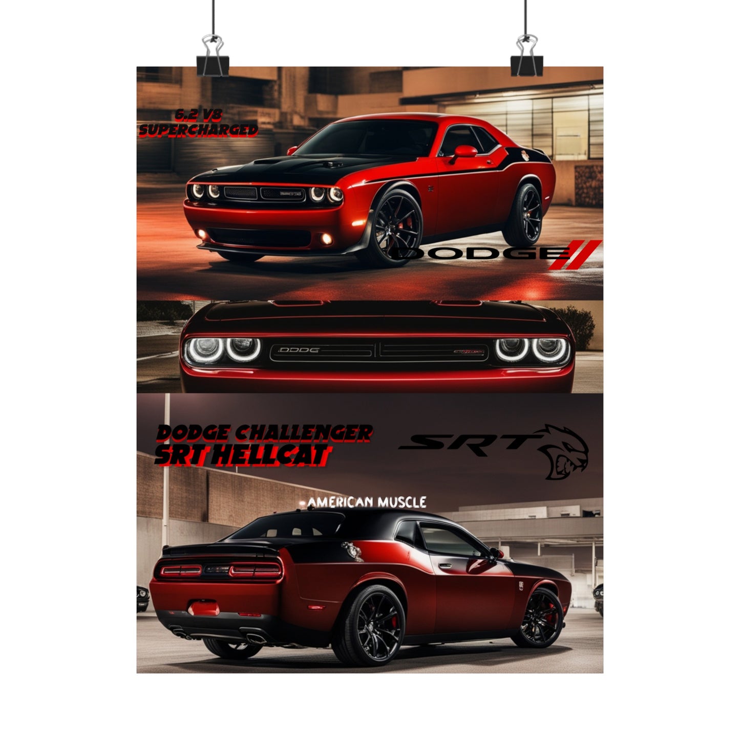 A Dodge Challenger Poster