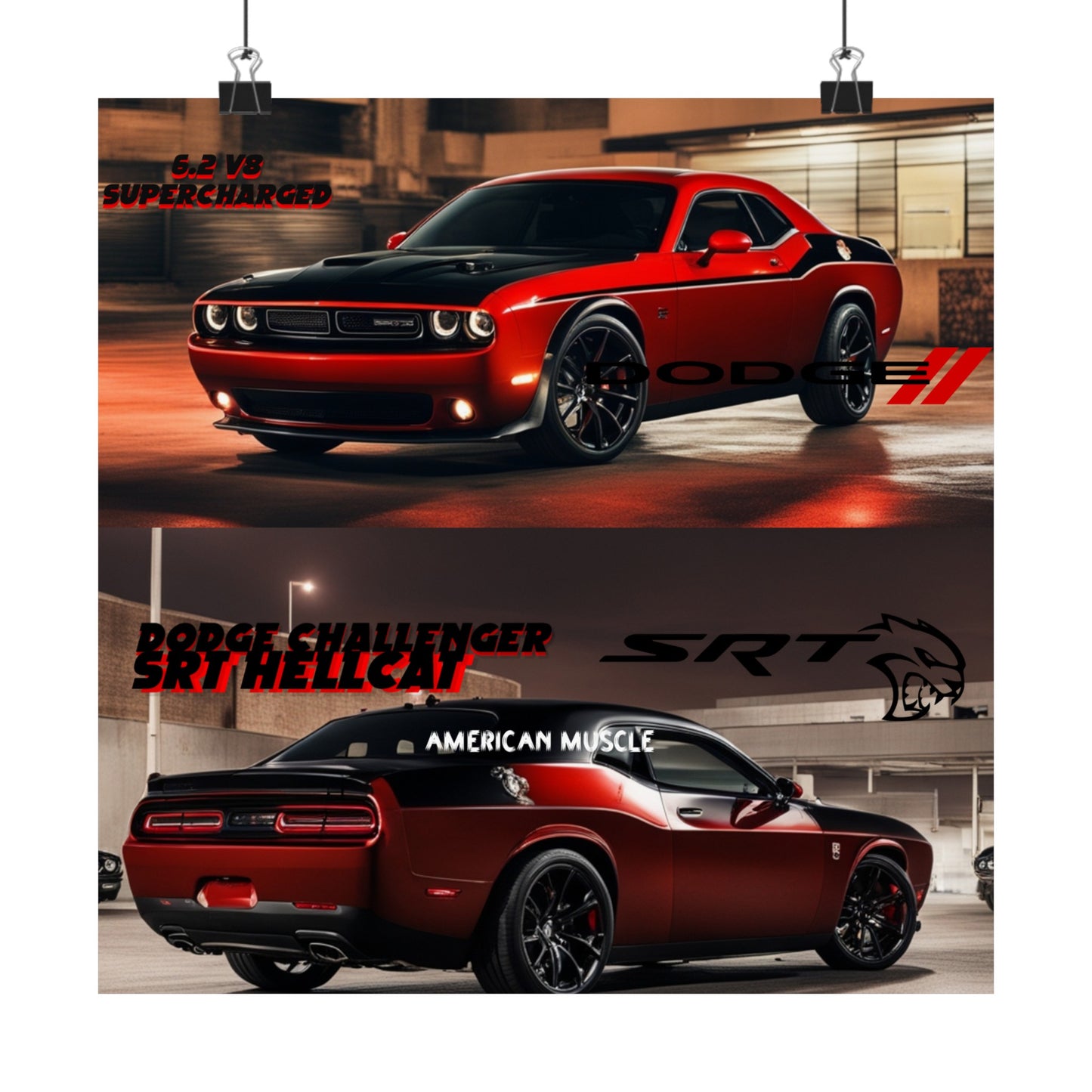 A Dodge Challenger Poster