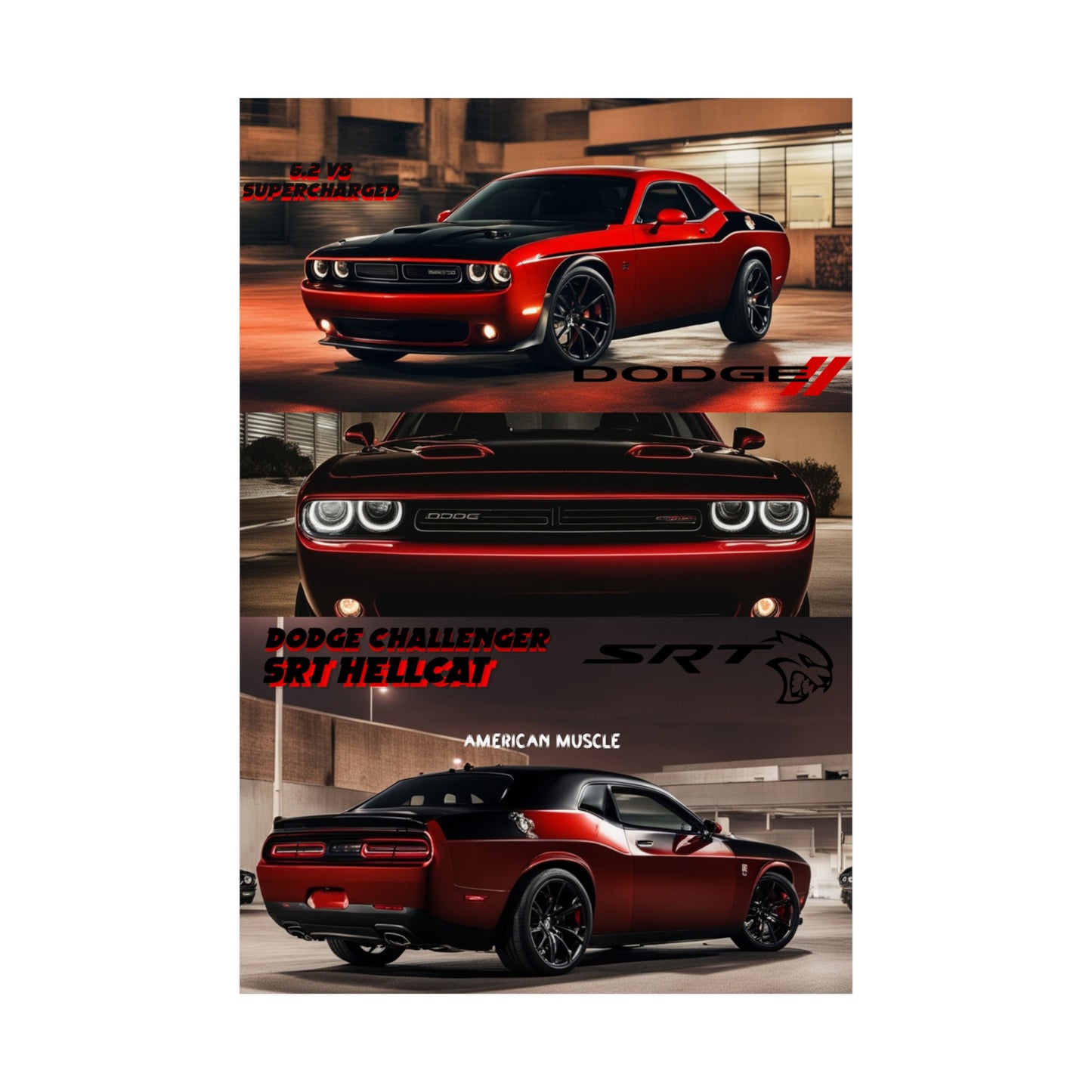 A Dodge Challenger Poster