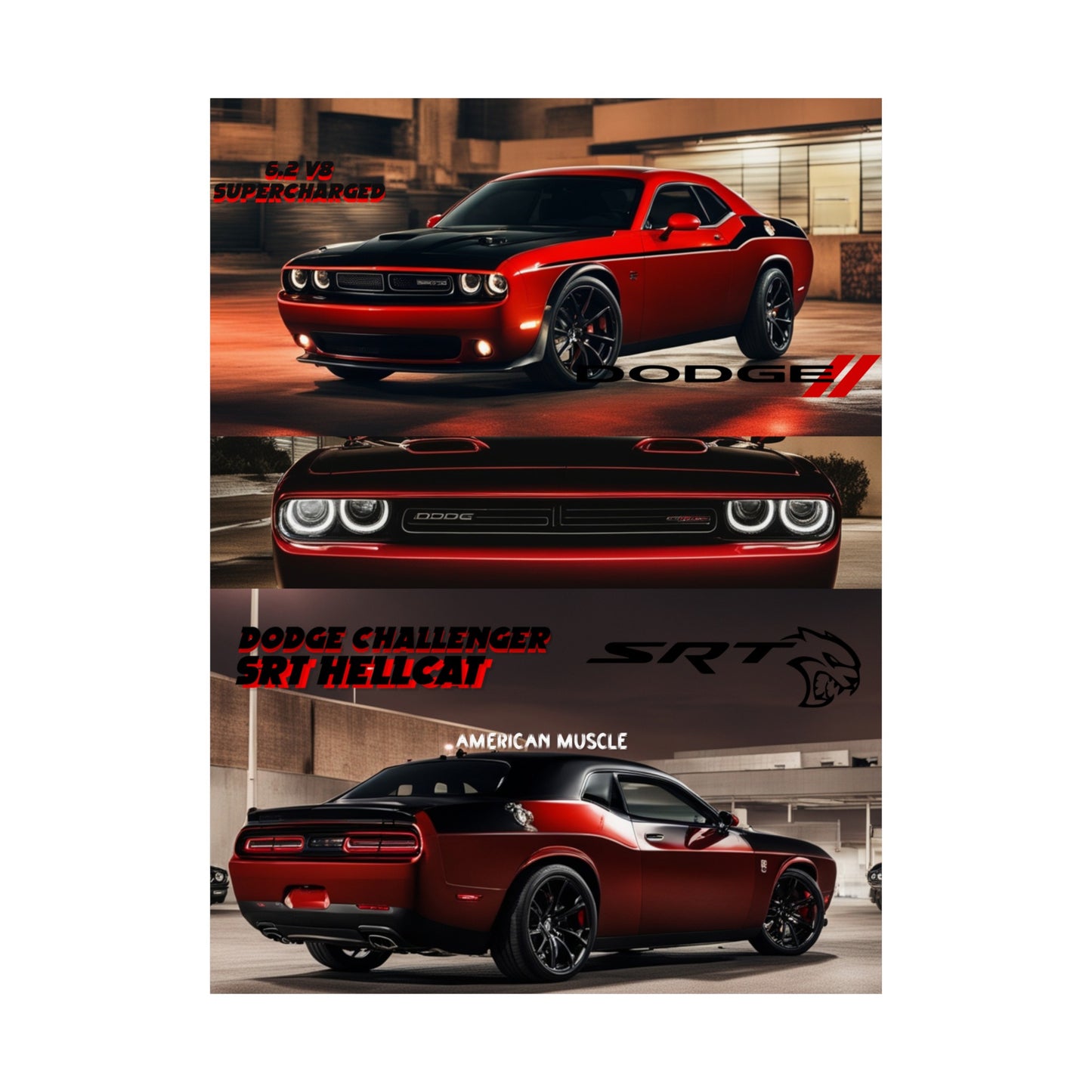 A Dodge Challenger Poster