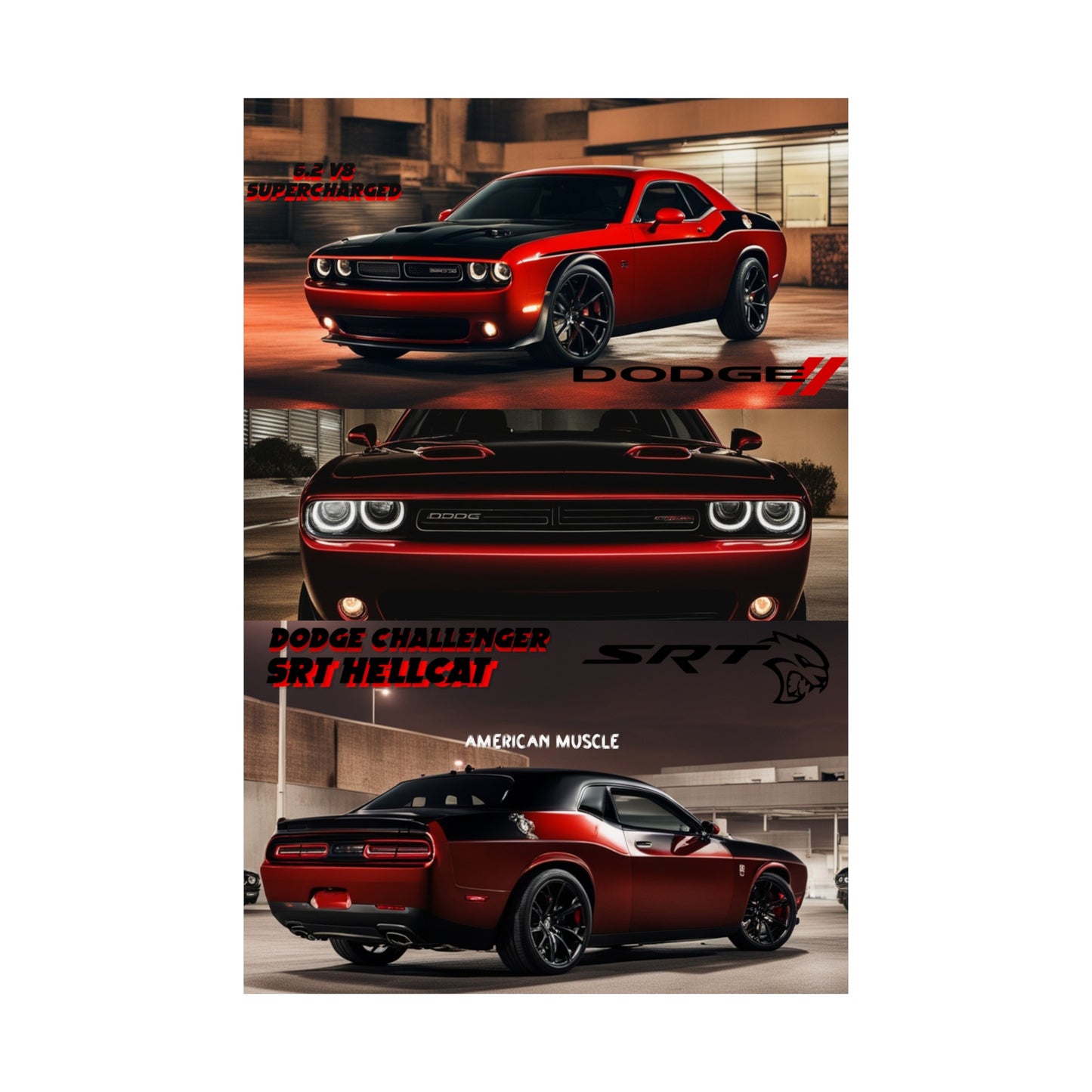 A Dodge Challenger Poster