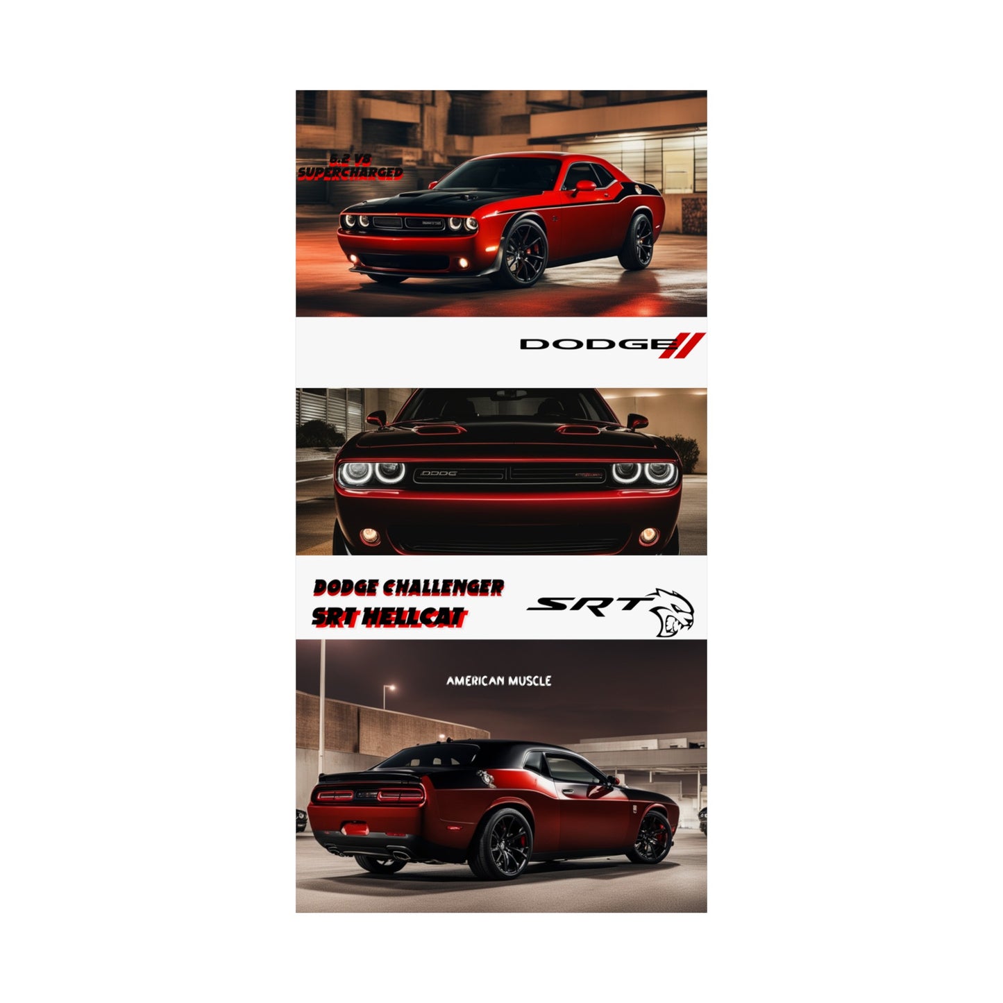 A Dodge Challenger Poster