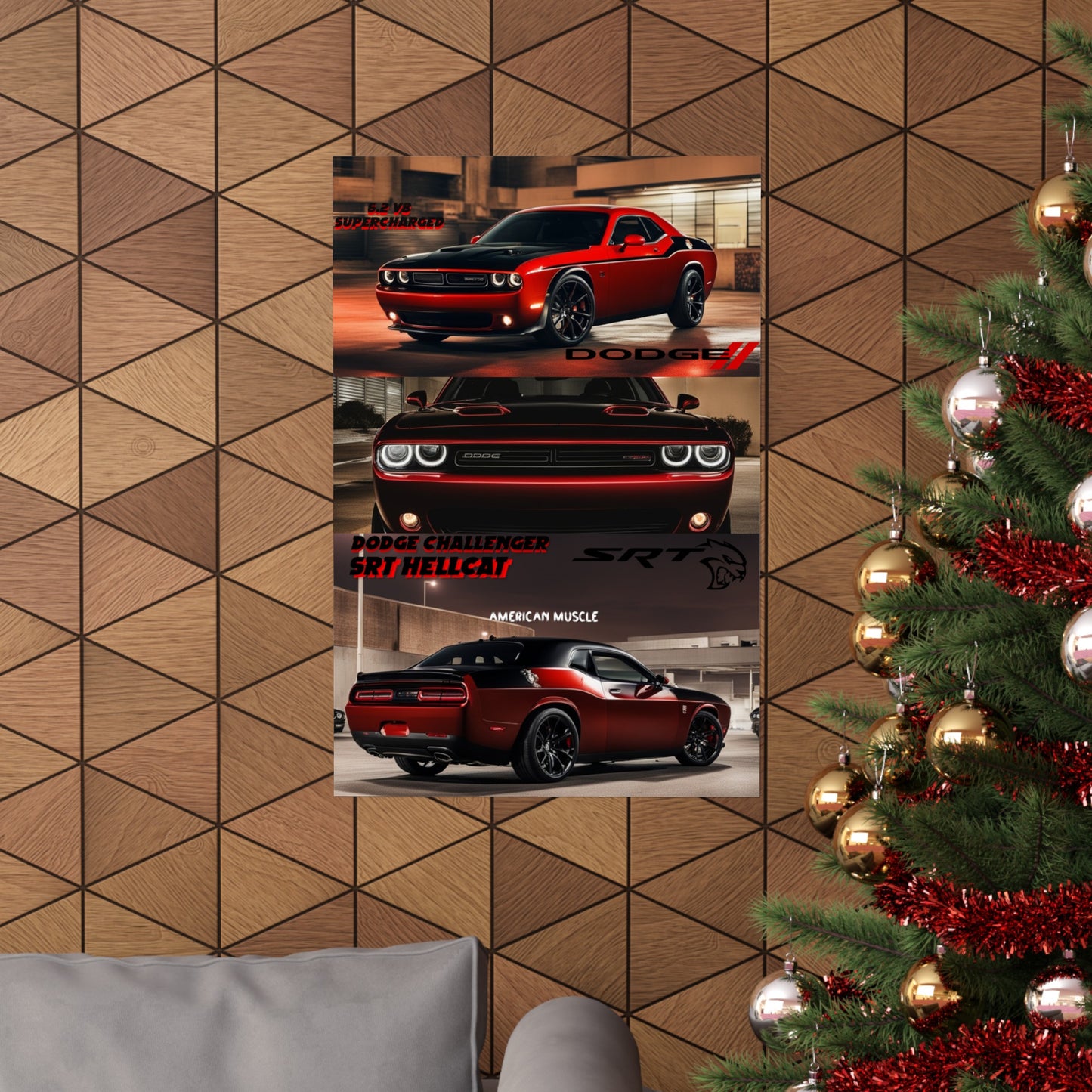 A Dodge Challenger Poster