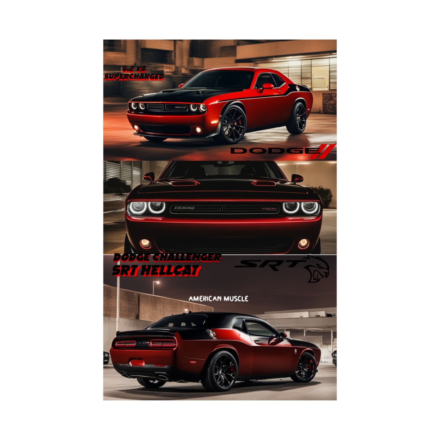 A Dodge Challenger Poster