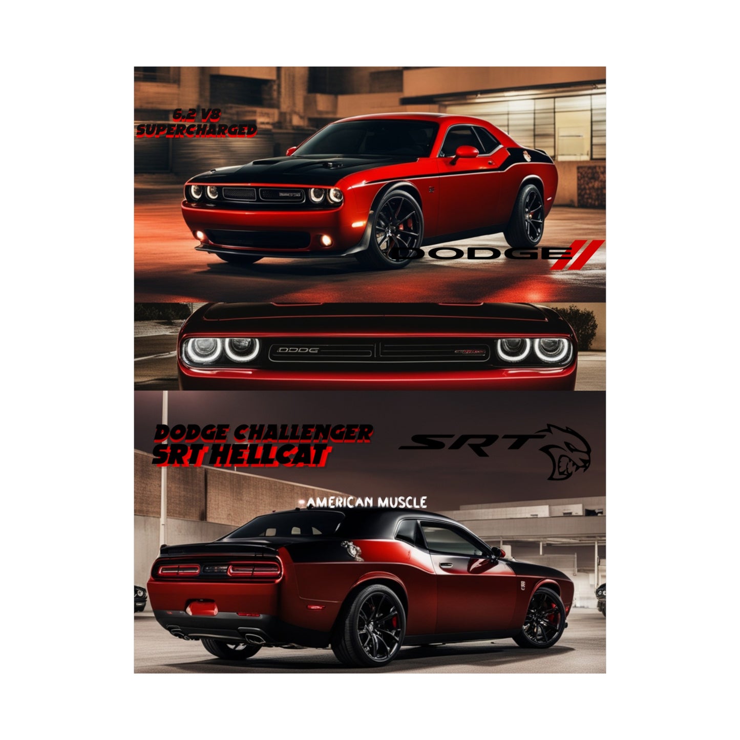 A Dodge Challenger Poster