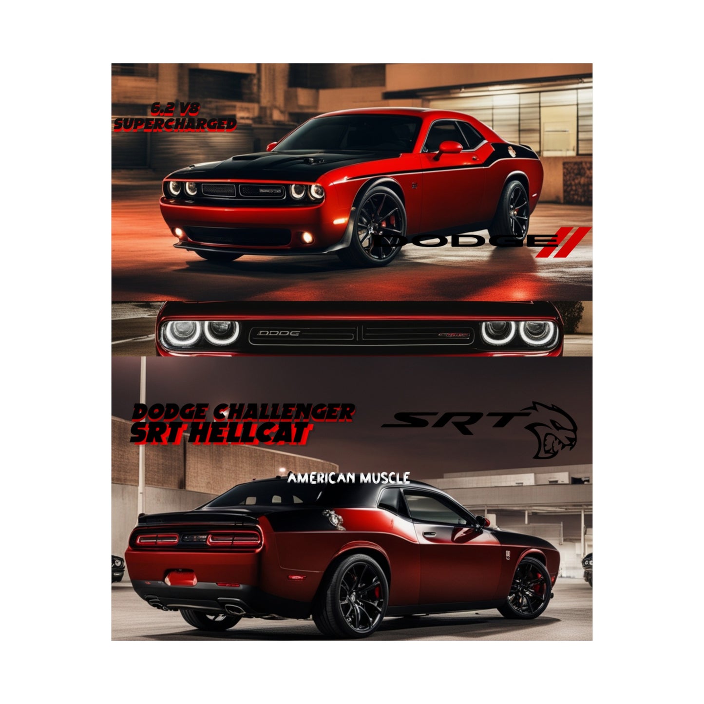 A Dodge Challenger Poster