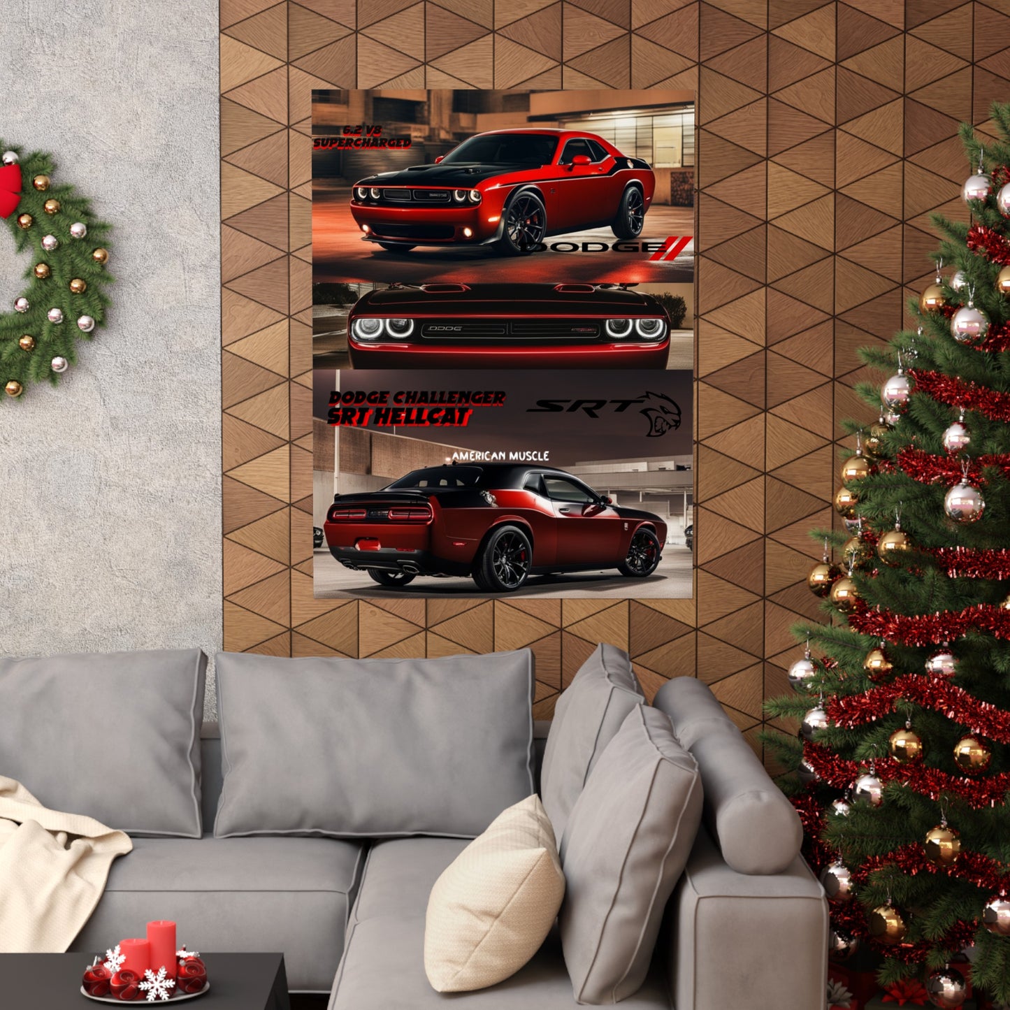 A Dodge Challenger Poster