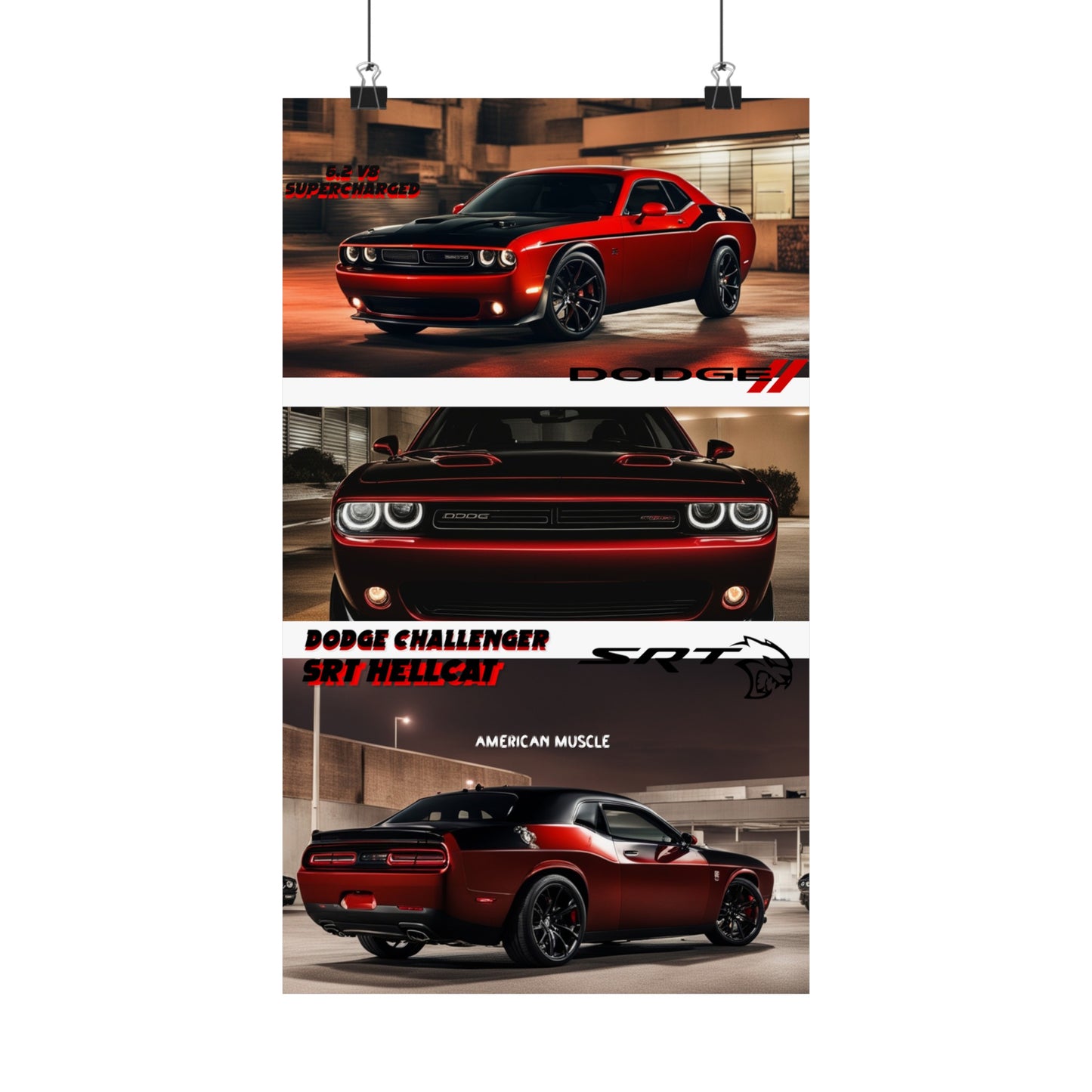 A Dodge Challenger Poster