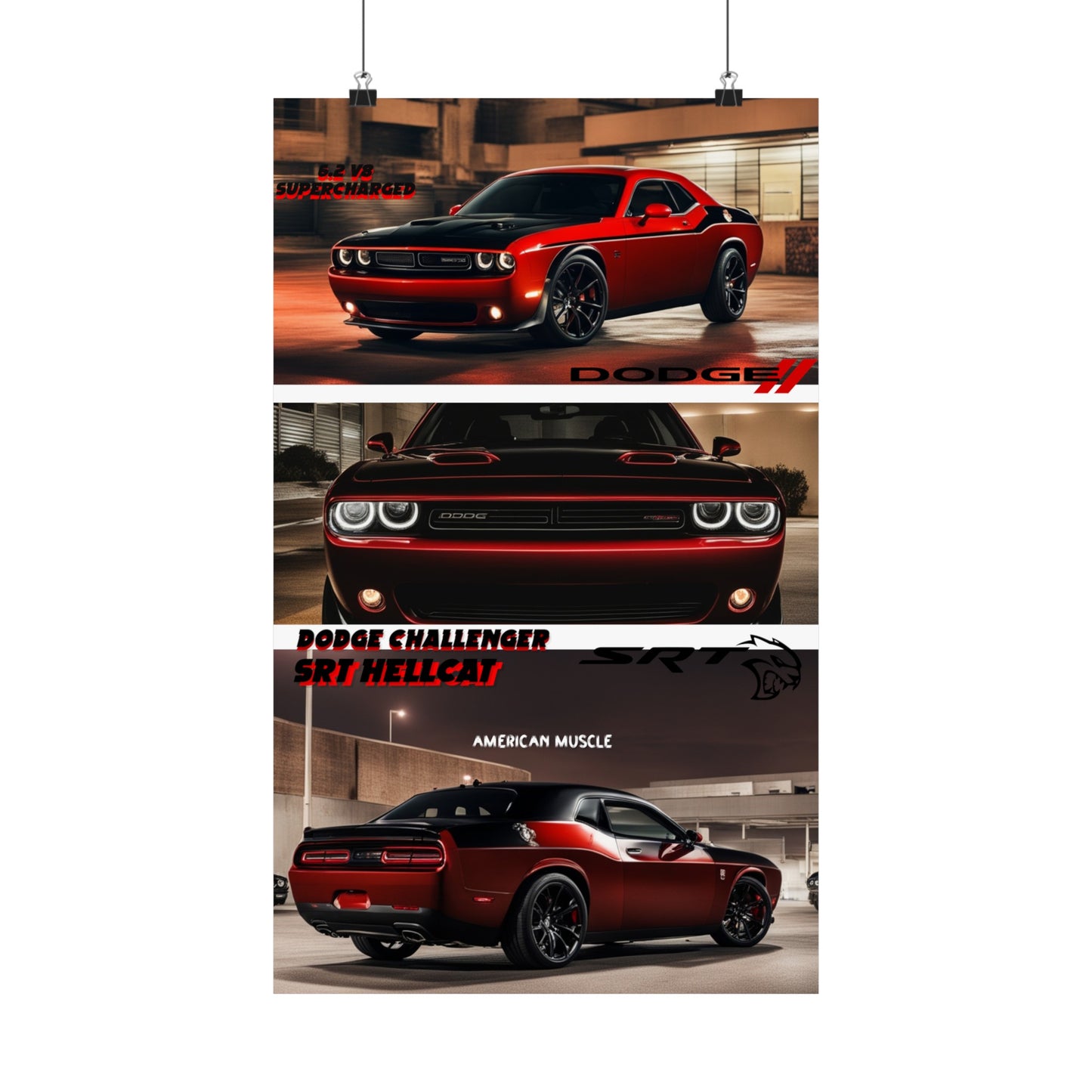 A Dodge Challenger Poster