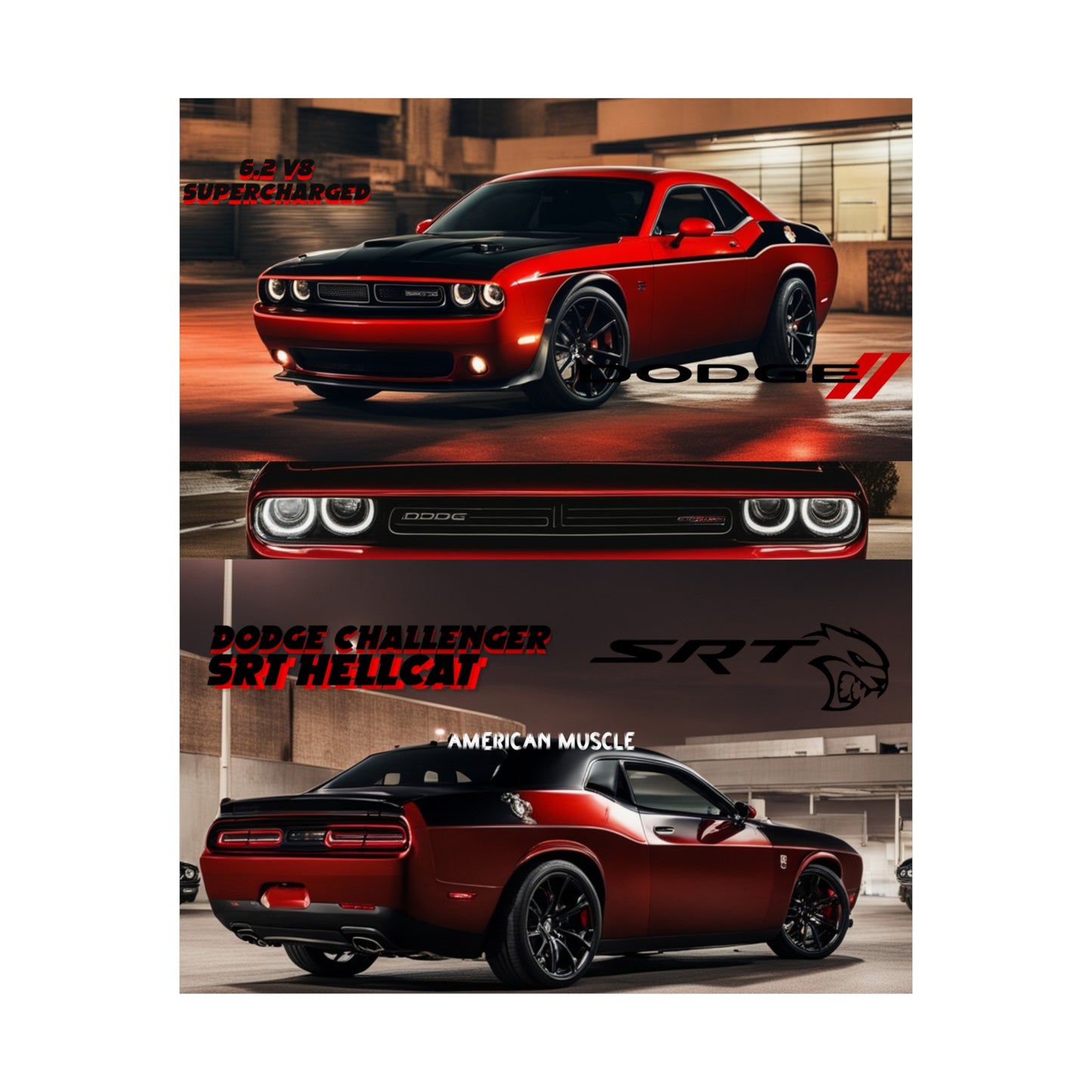 A Dodge Challenger Poster